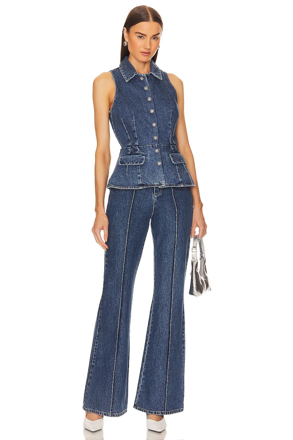 denim jumpsuit