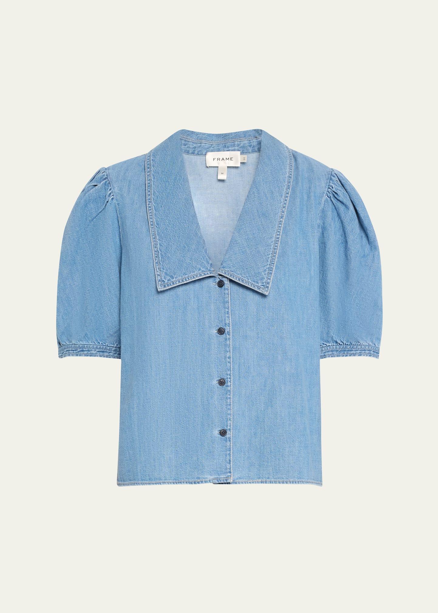 denim sailor blouse