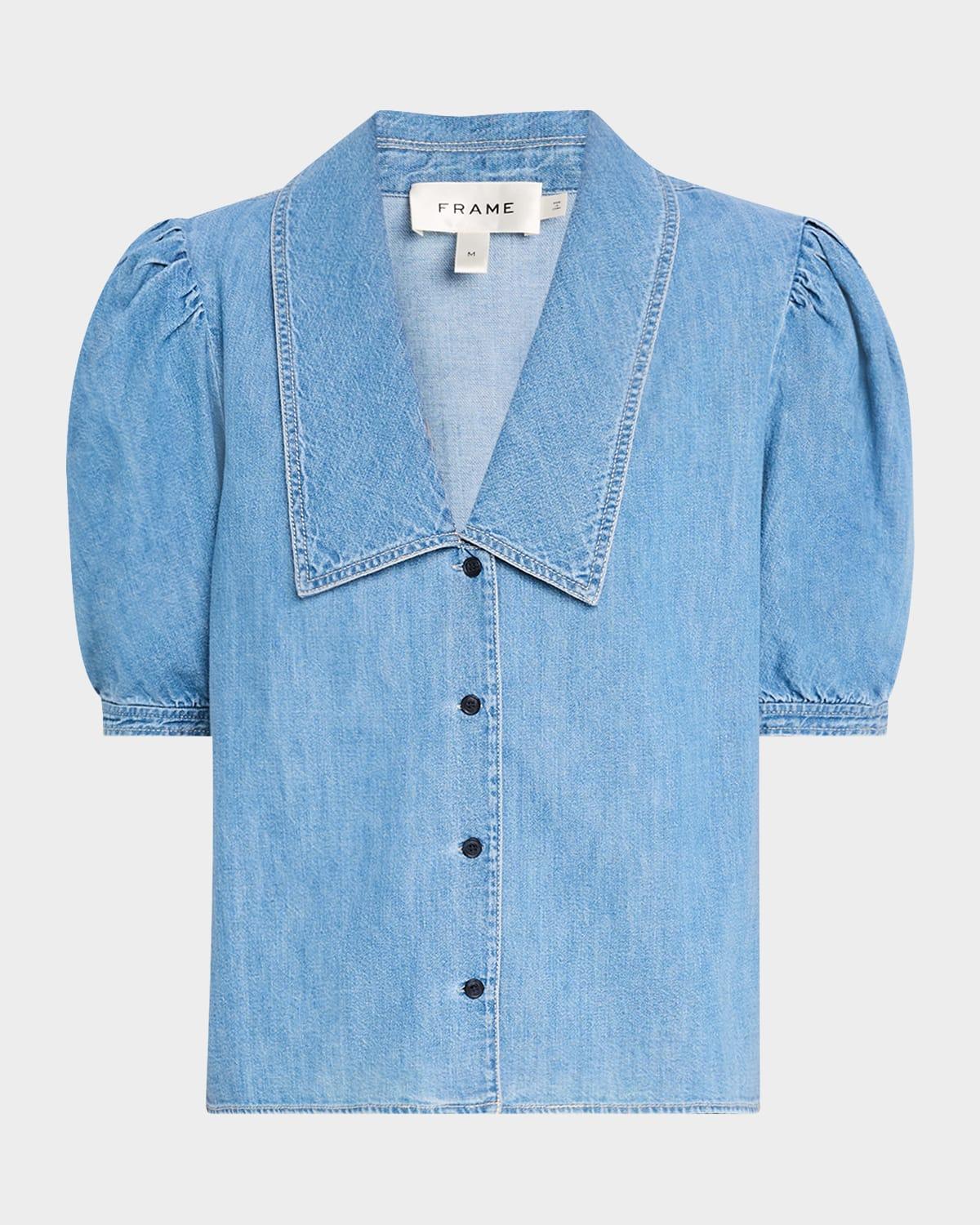 denim sailor blouse