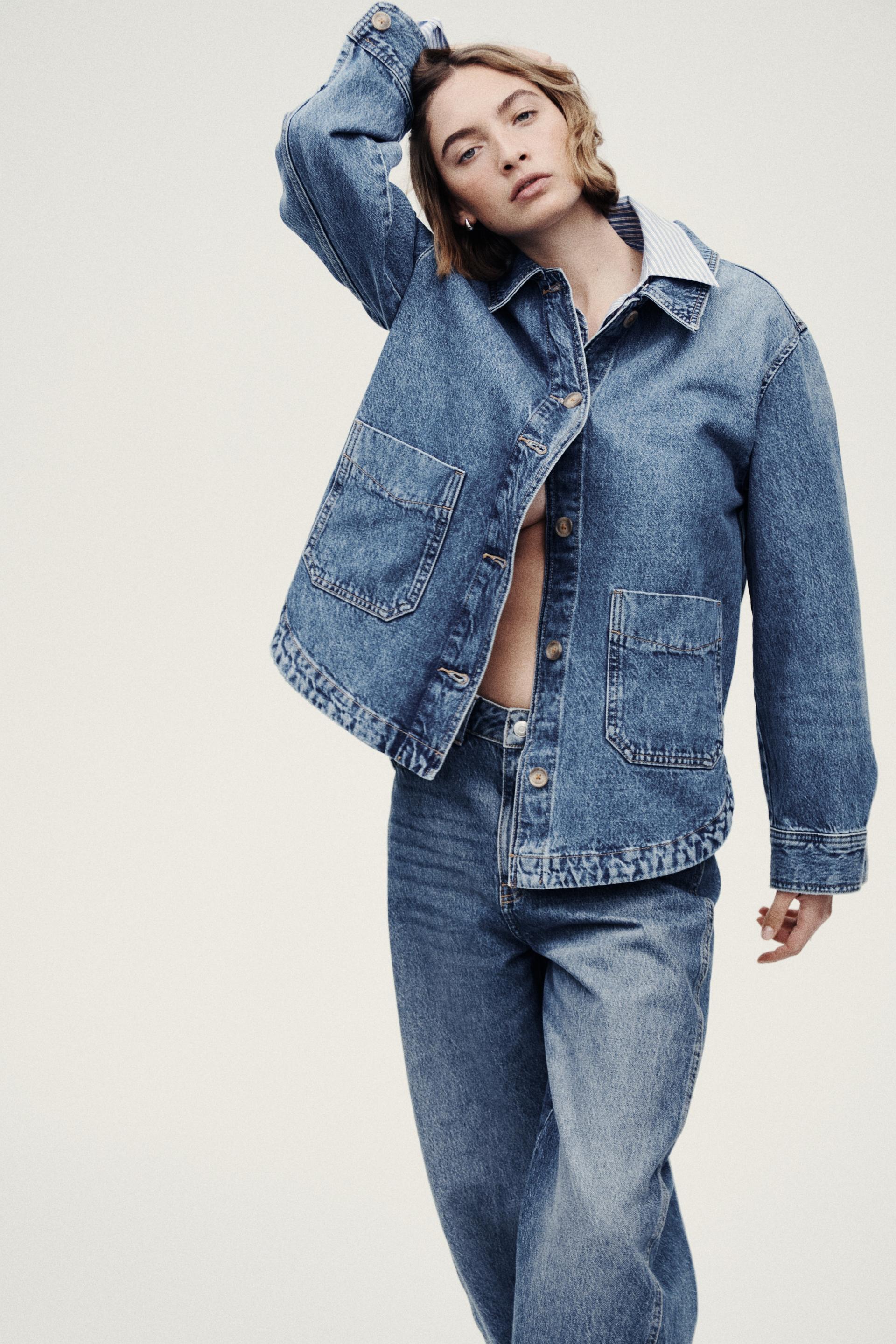 denim shacket
