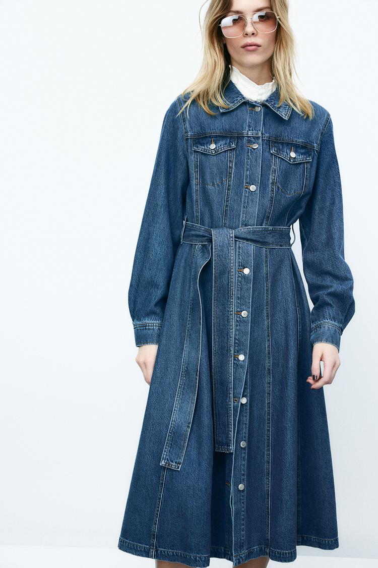 H&M Denim Shirt Dress