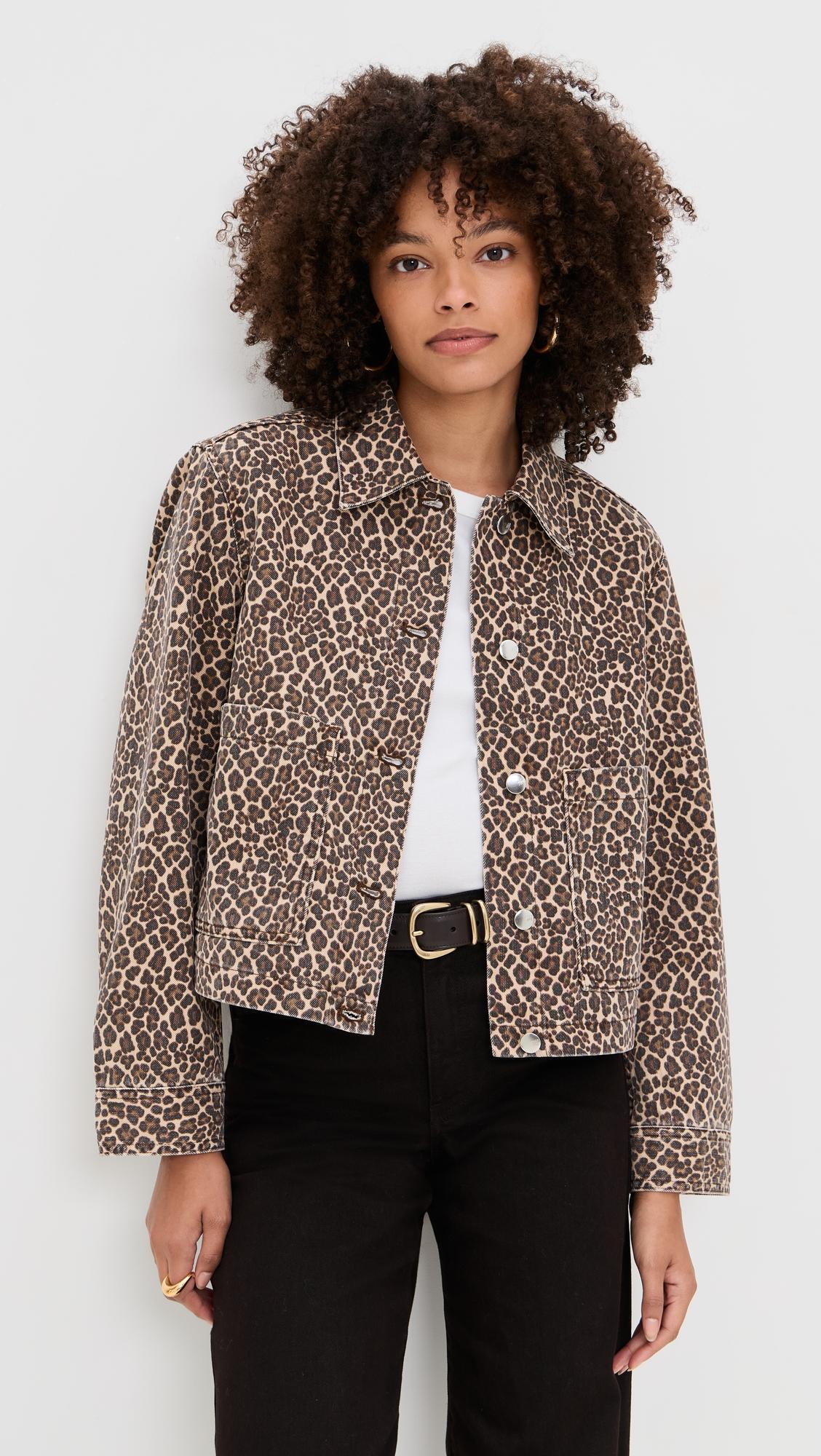 denim trapeze jacket