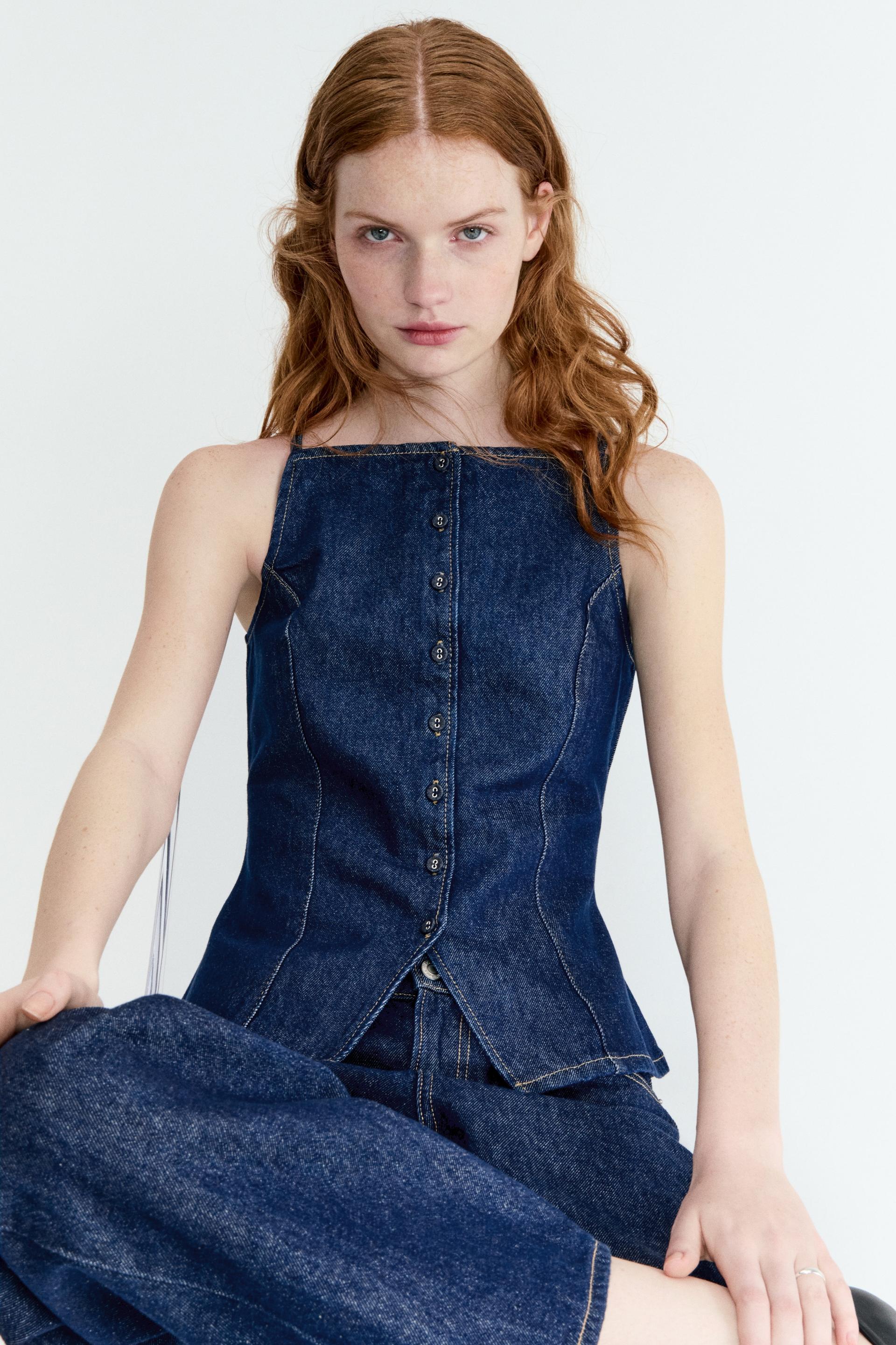 denim vest