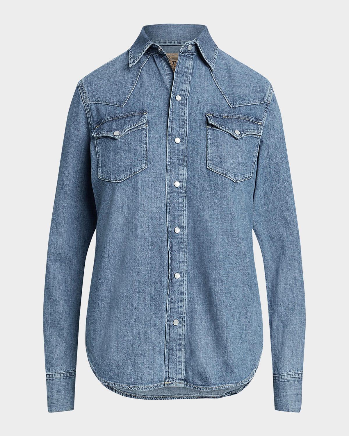 denim western shirt