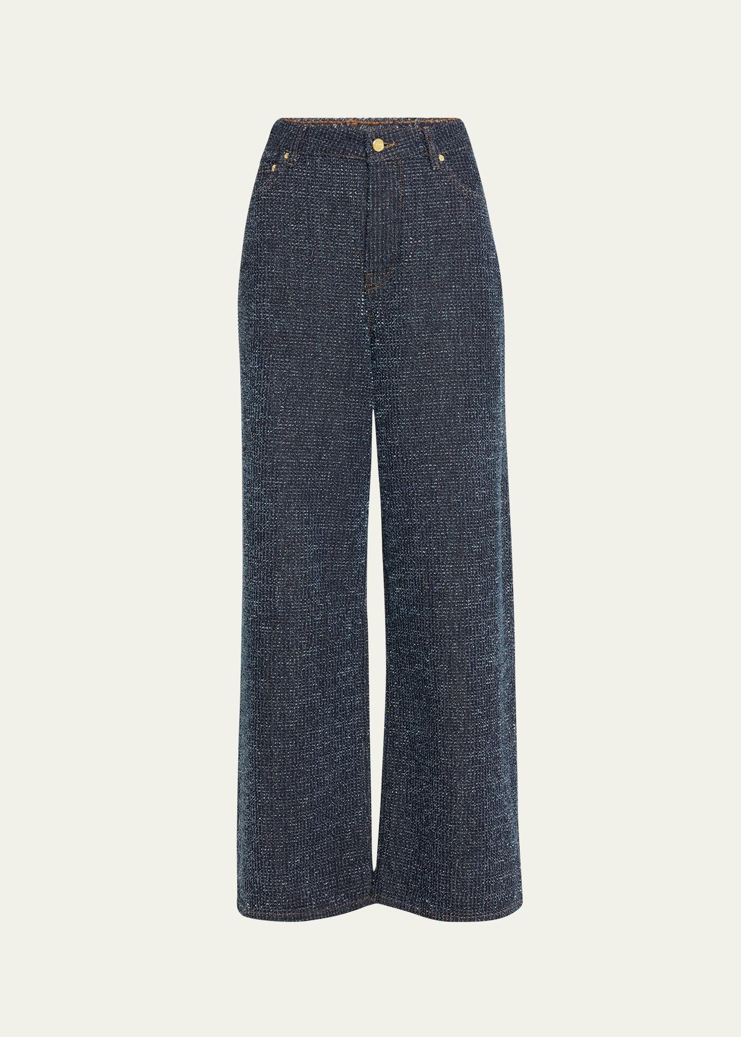 denim wide jeans