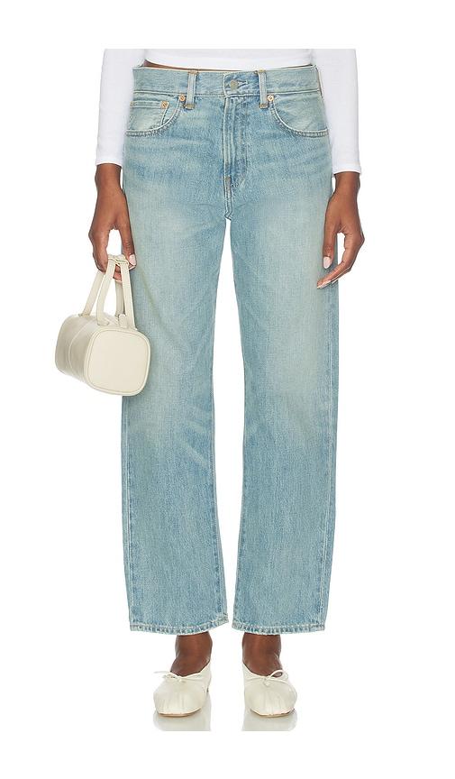 denimist lucy boyfriend jean in blue.