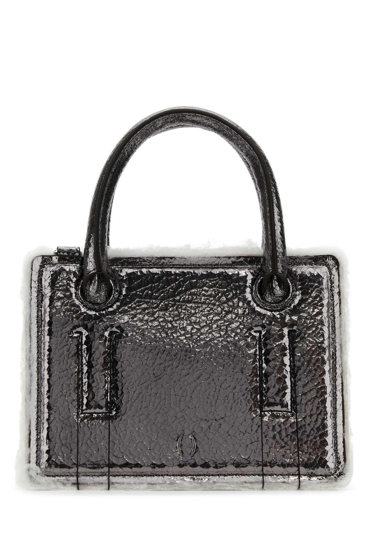 dentro lead leather mini otto handbag