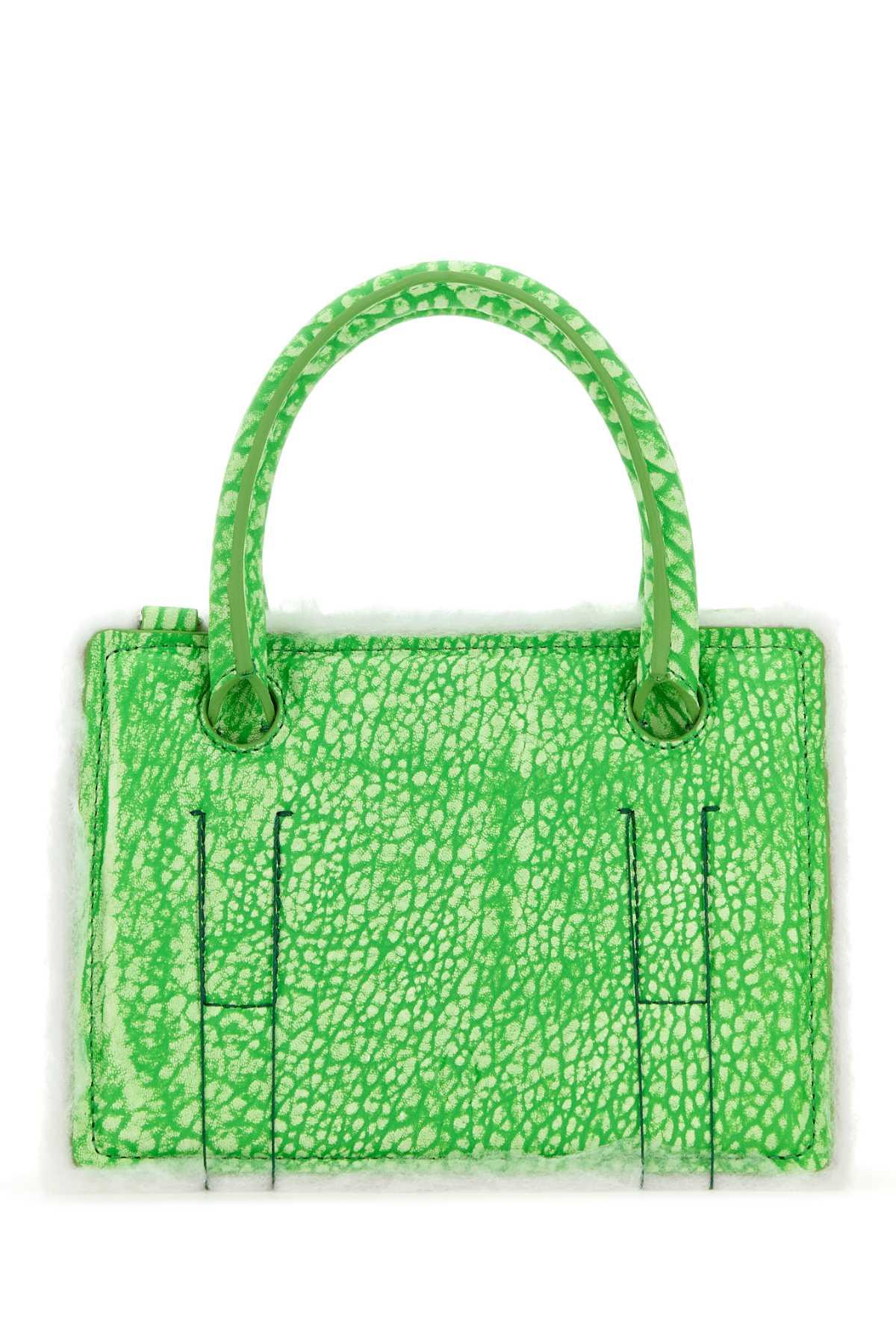 dentro printed leather mini otto handbag