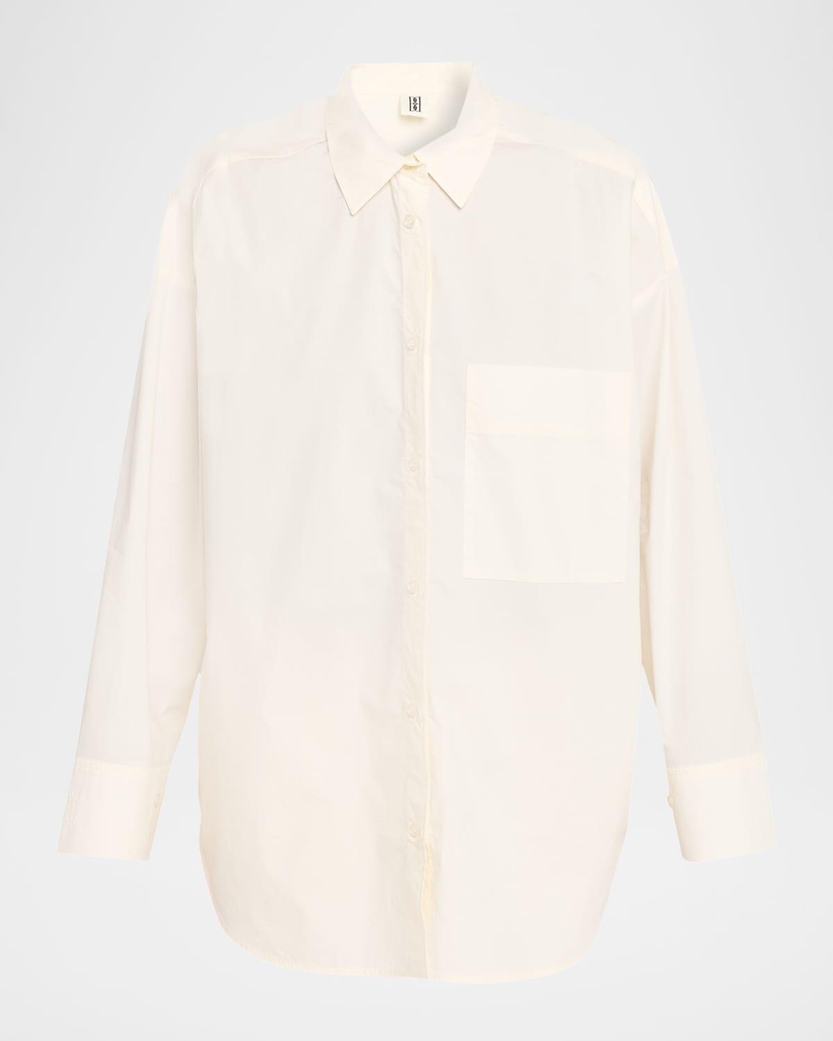 derris oversized organic cotton shirt