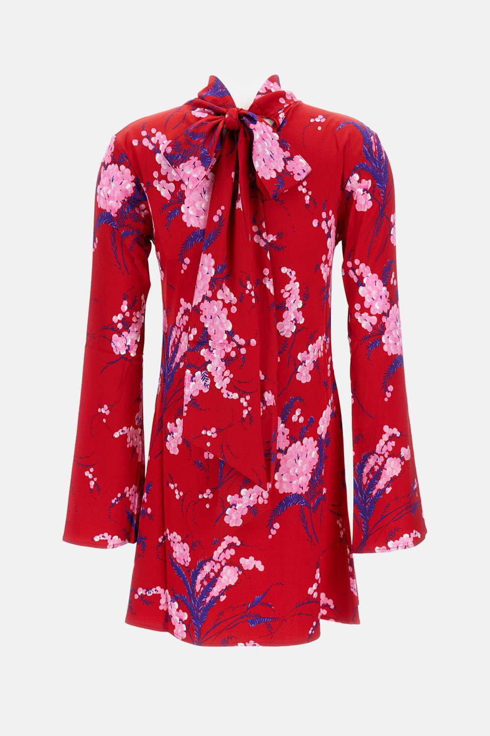 des phemmes printed mini dress