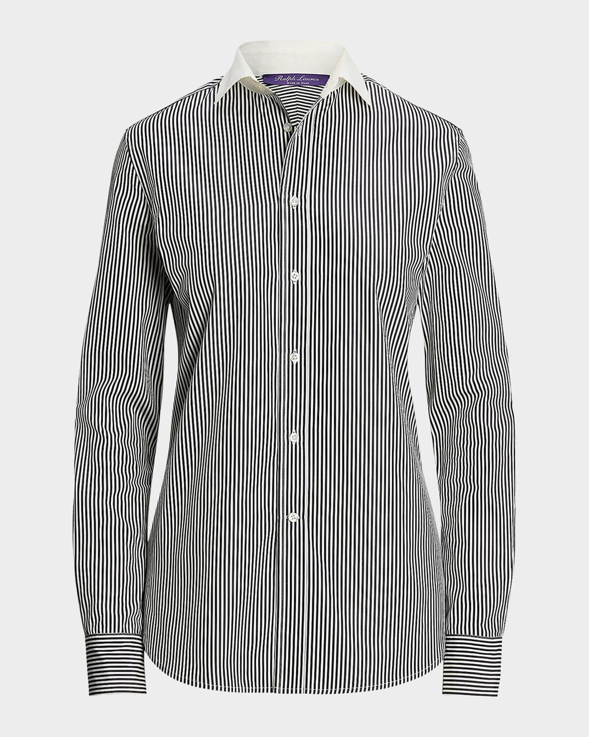 destry bengal striped button-down shirt