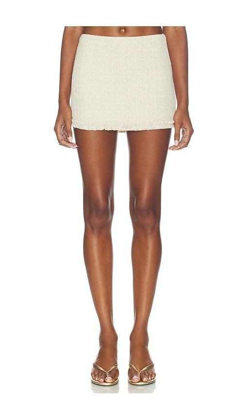 devon windsor bianca skirt in cream.