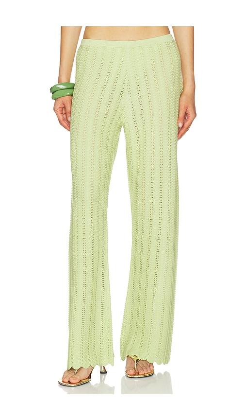 devon windsor gavi pant in green.