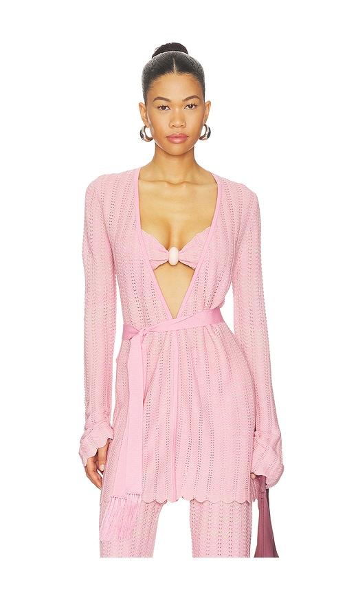 devon windsor ginny robe in pink.