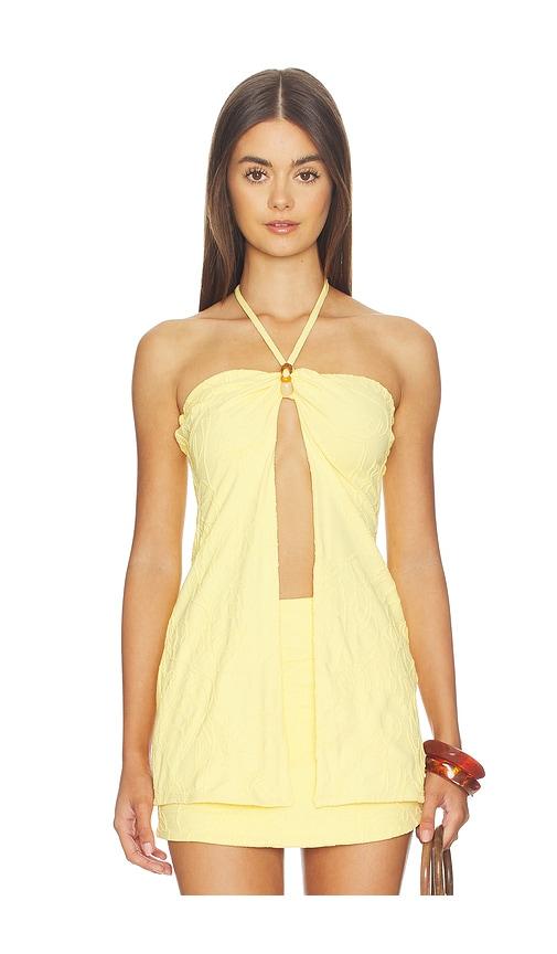 devon windsor jamie top in lemon.