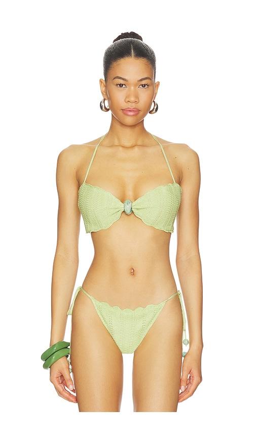 devon windsor kyla top in green.