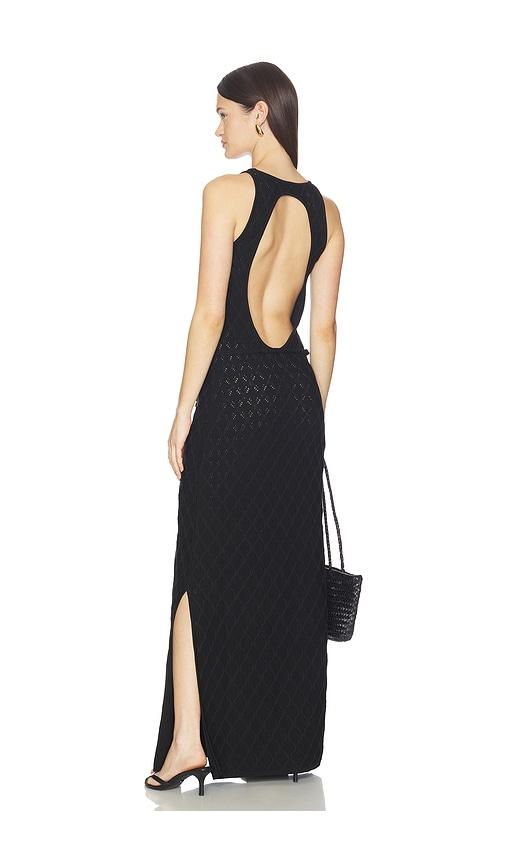 devon windsor nova maxi dress in black.