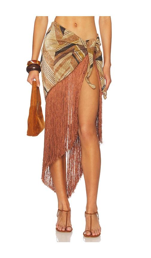 devon windsor paxton skirt in tan.