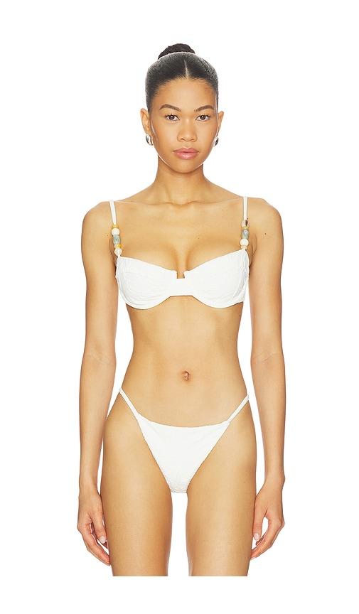 devon windsor poppy top in ivory.