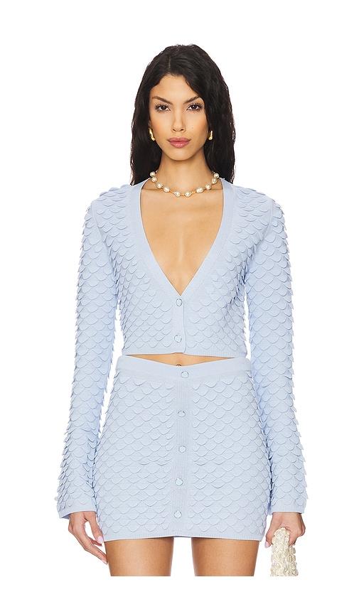 devon windsor vittoria cardigan in baby blue.