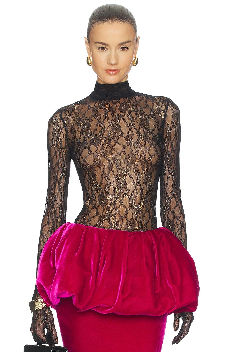 deya lace turtleneck