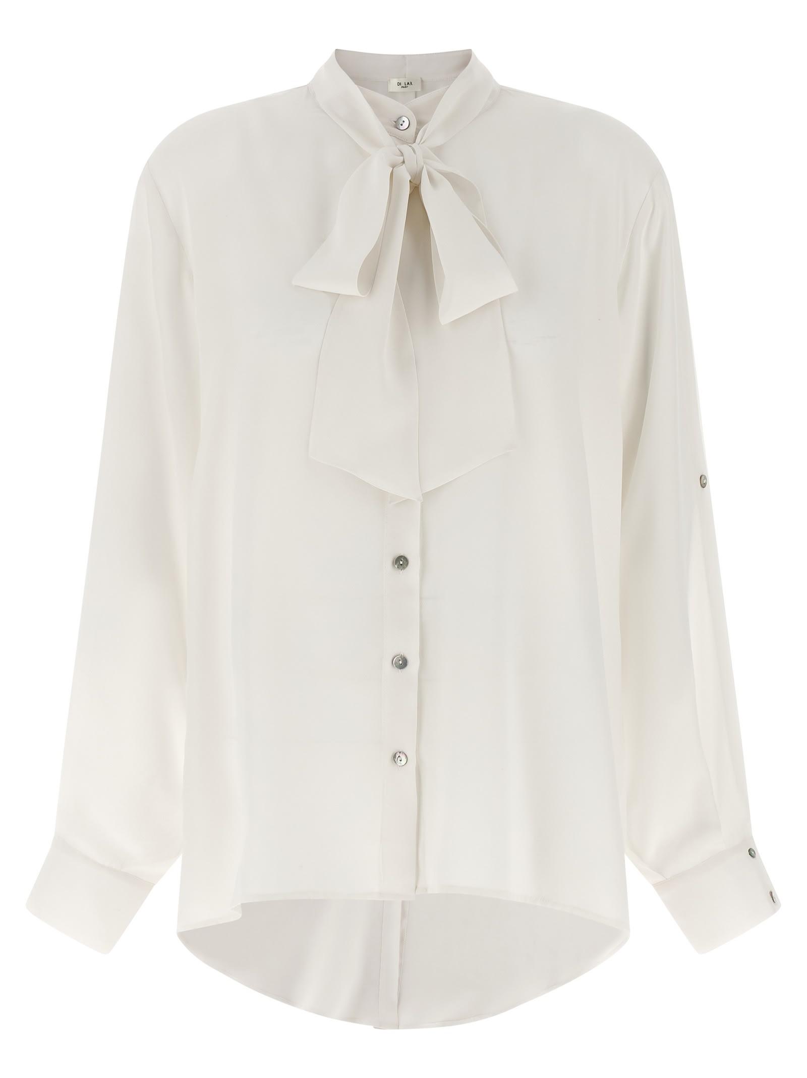 di. la3 pari' crêpe de chine shirt