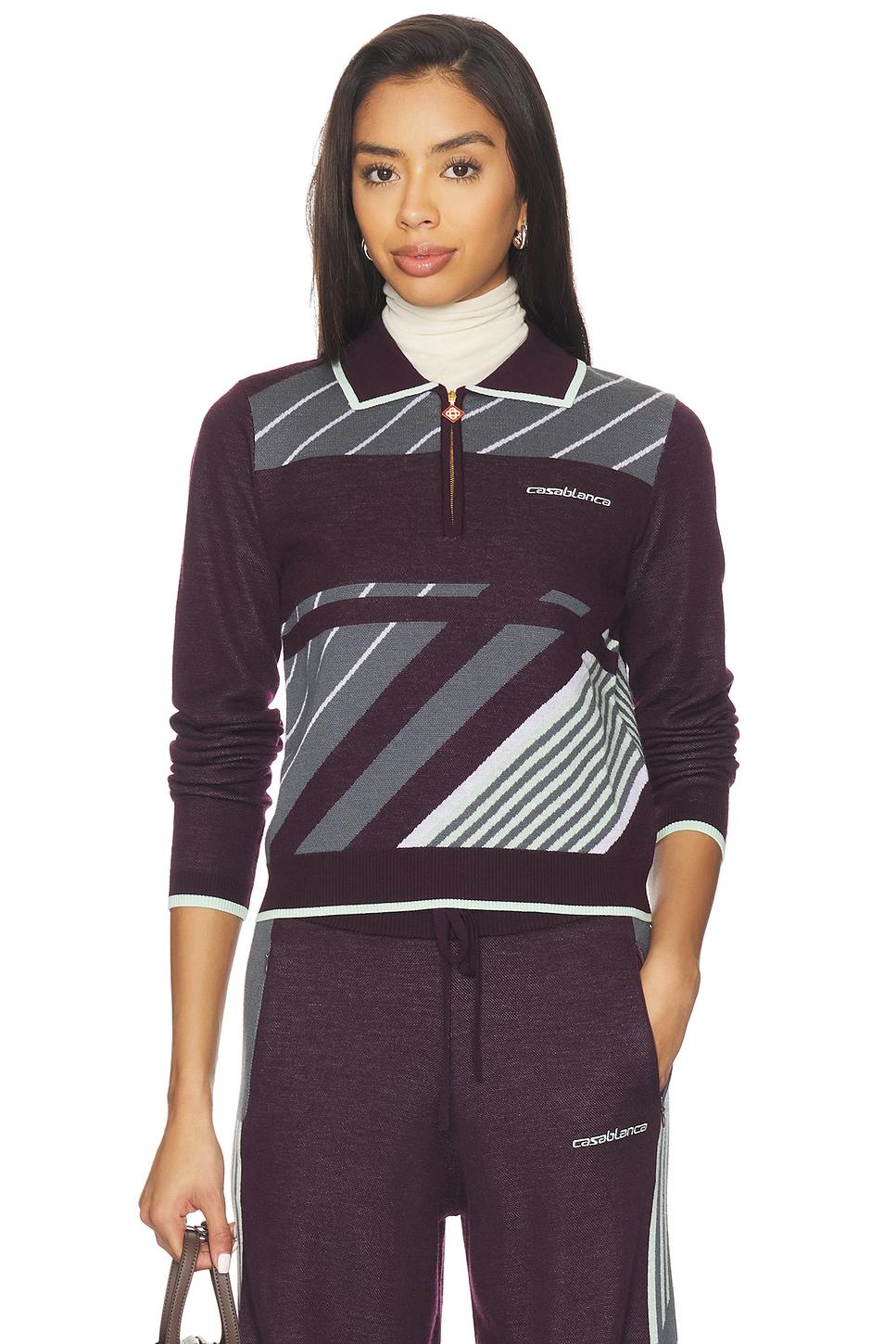 diagonal sporty polo