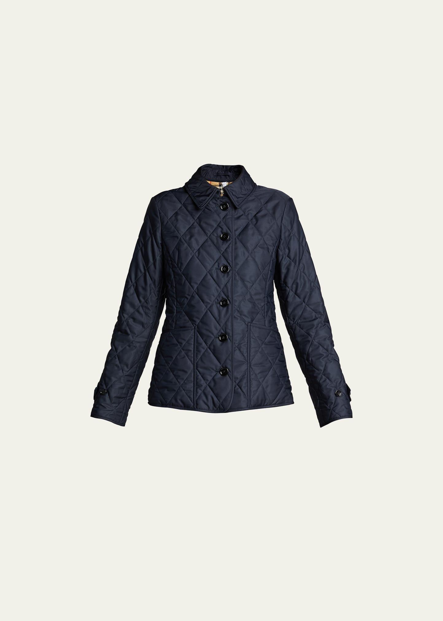 diamond quilted thermoregulated jacket
