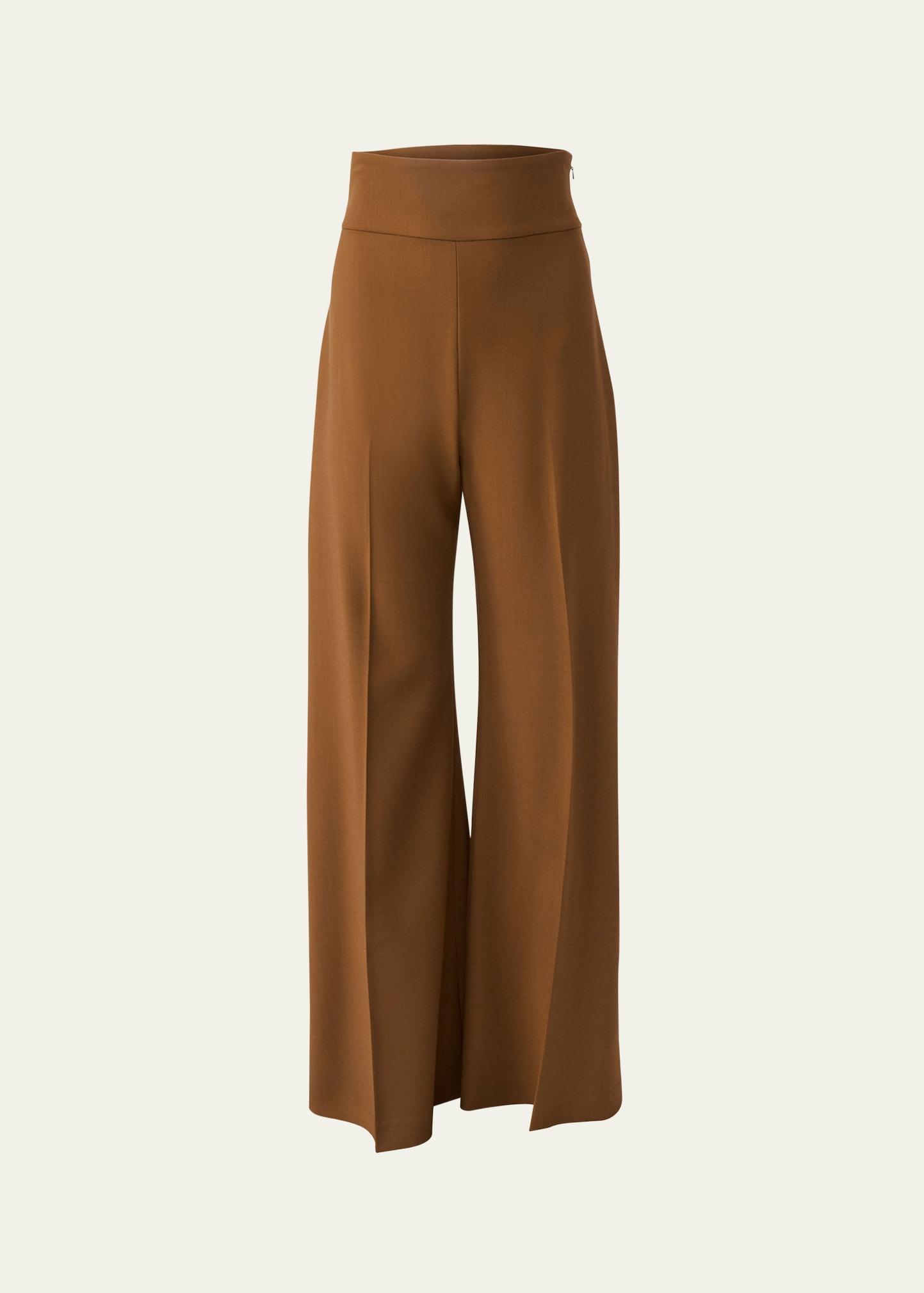 diane high-rise wide-leg pants