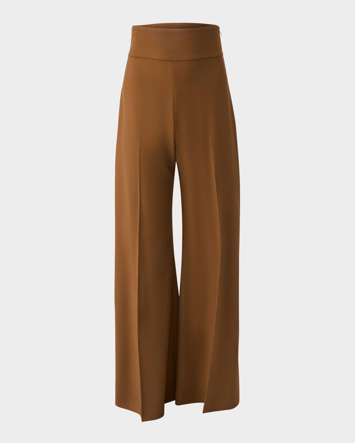 diane high-rise wide-leg pants