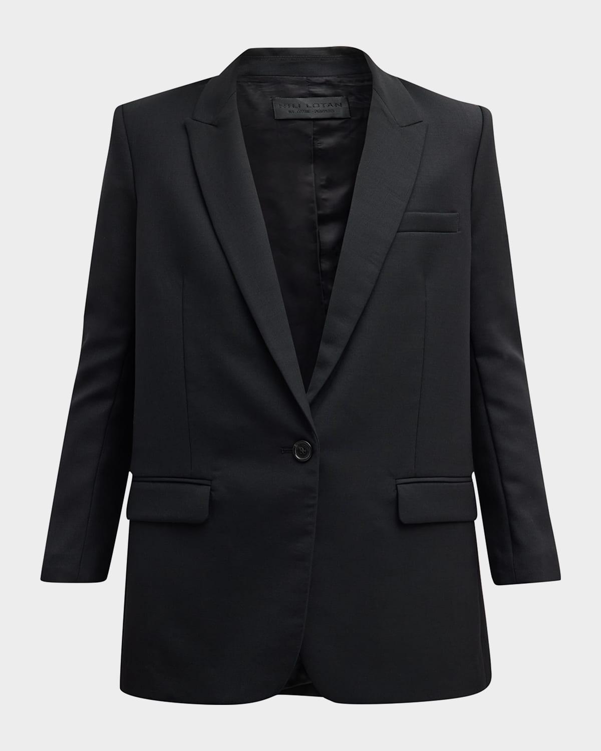 diane single-breasted blazer jacket