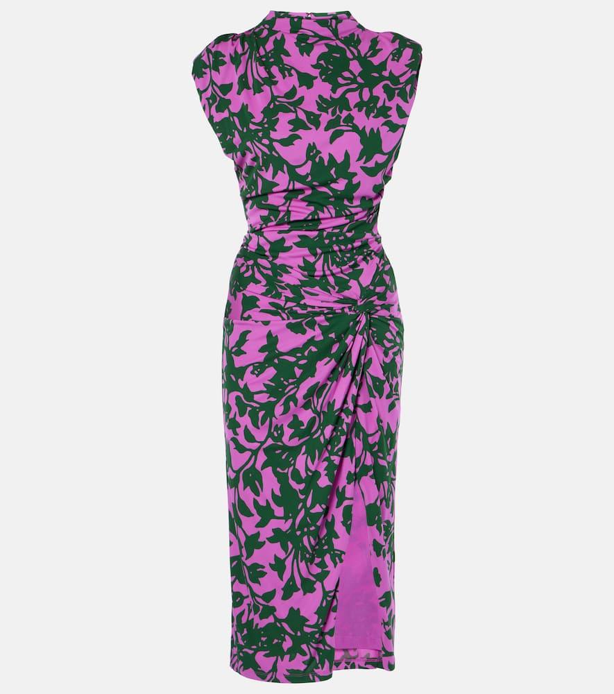 diane von furstenberg aviel printed midi dress