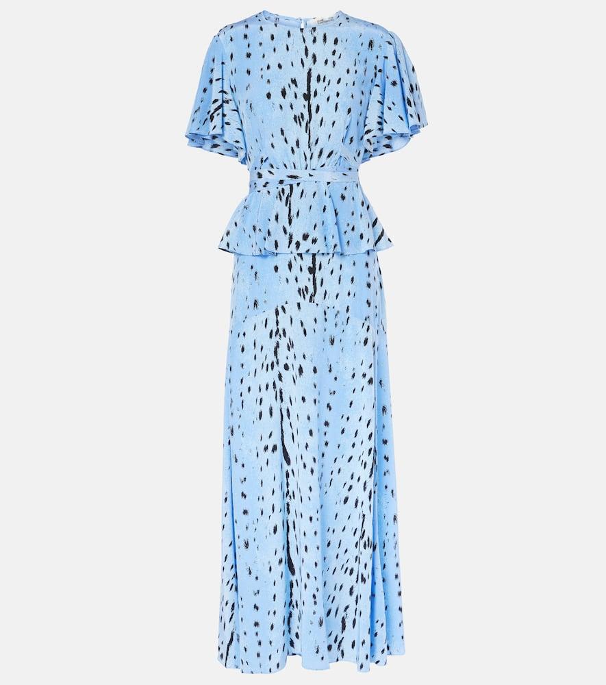 diane von furstenberg levana printed maxi dress