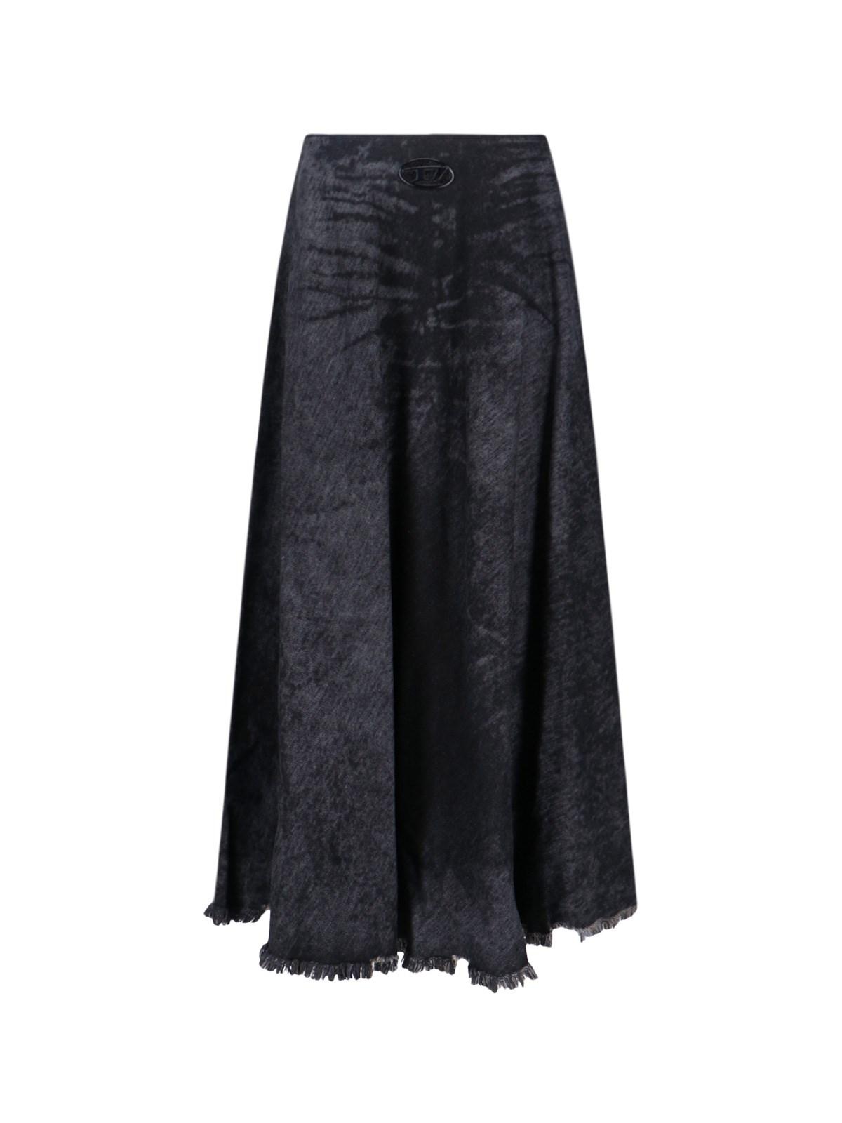 diesel 'de-annet-fsh' midi skirt
