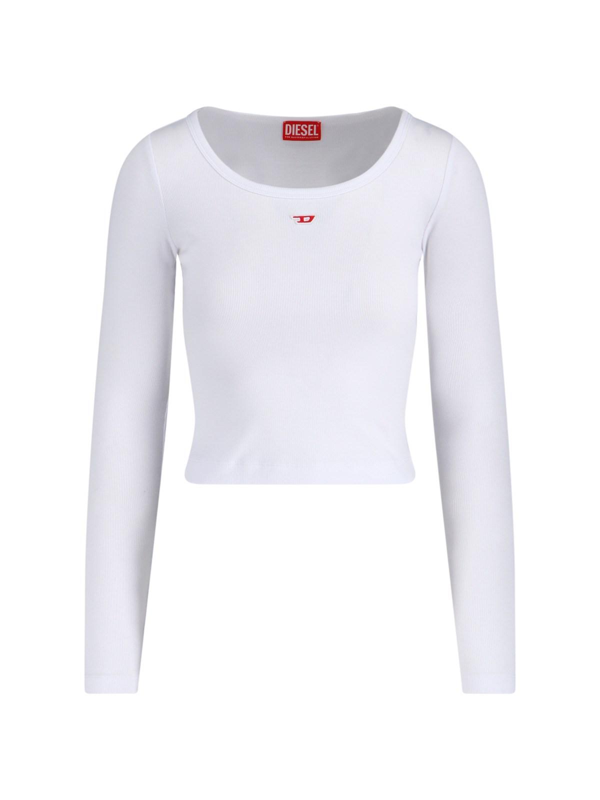 diesel 't-ballet-d' crop top