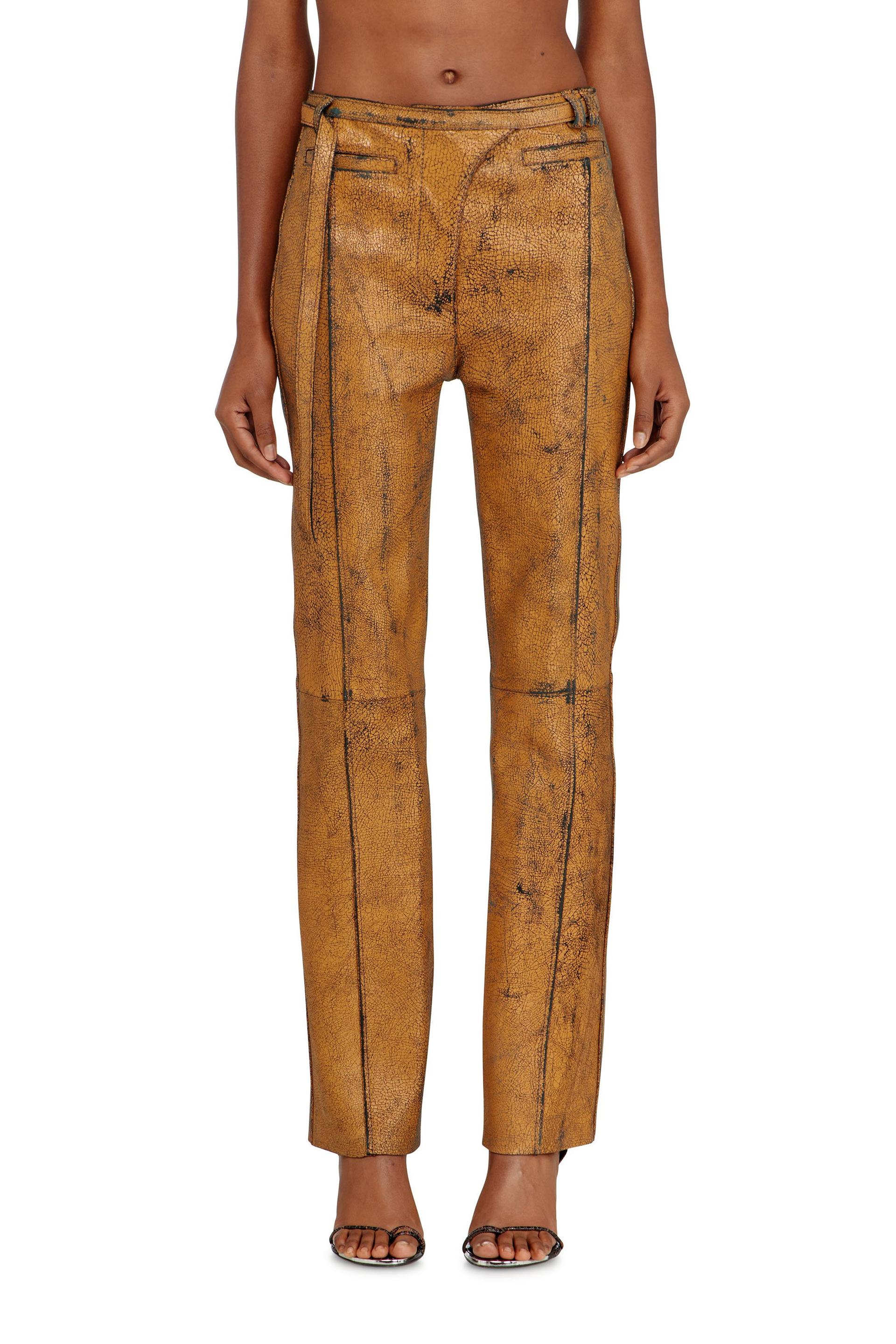 diesel - - pants - woman - brown