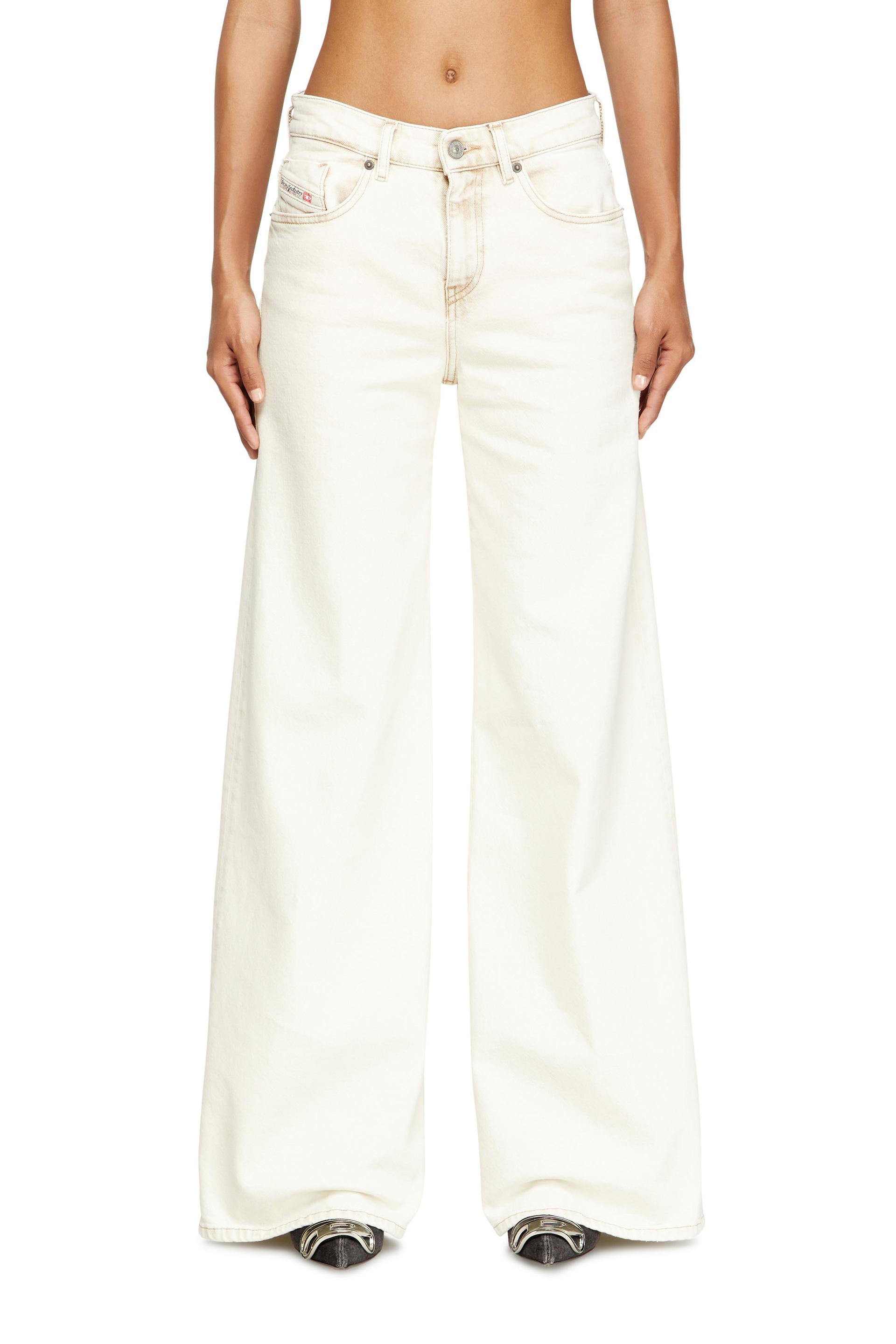 diesel - flare jeans - 1978 d-akemi - jeans - woman - white