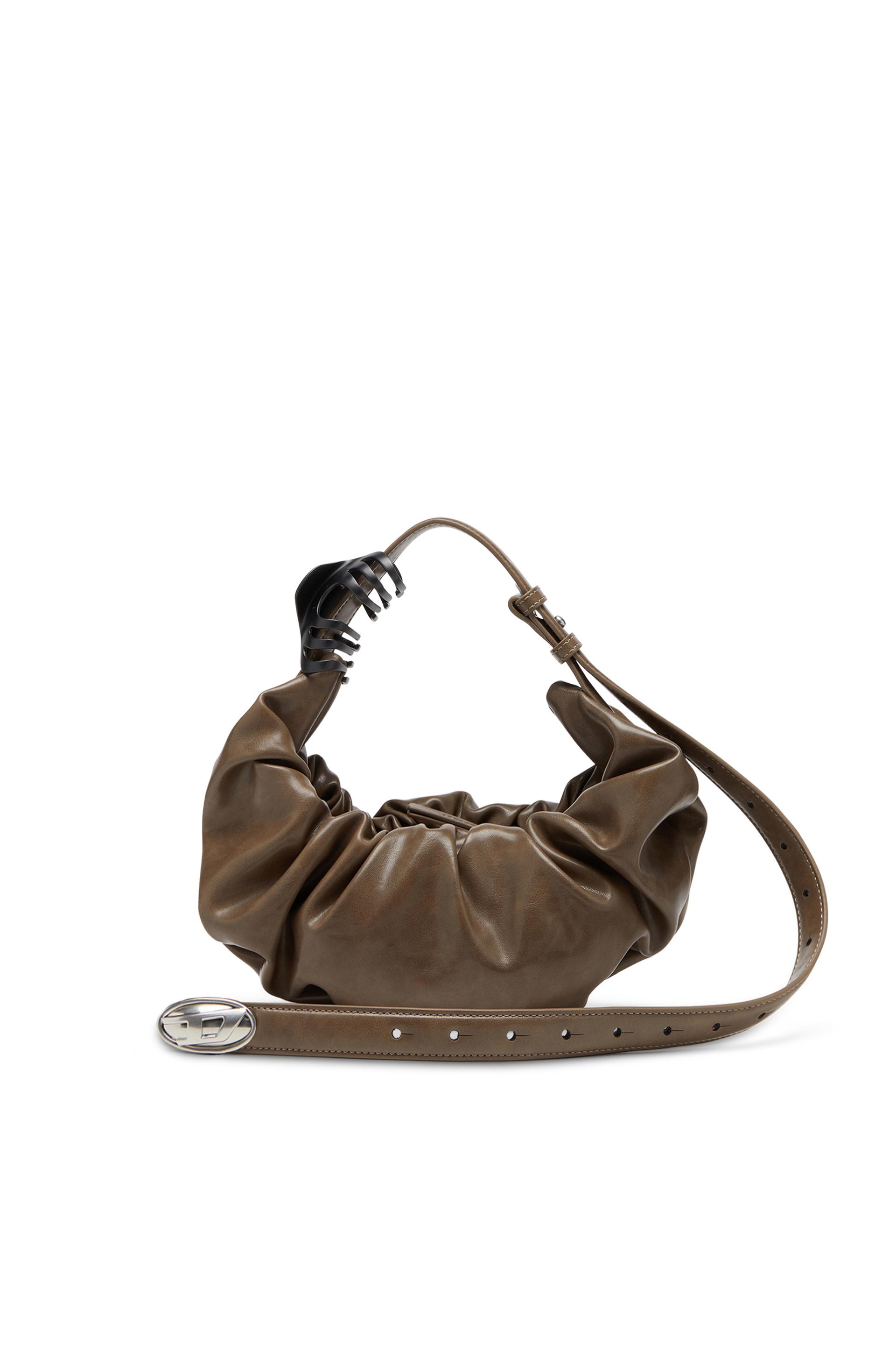 diesel - grab-d-hobo bag - shoulder bags - woman - brown