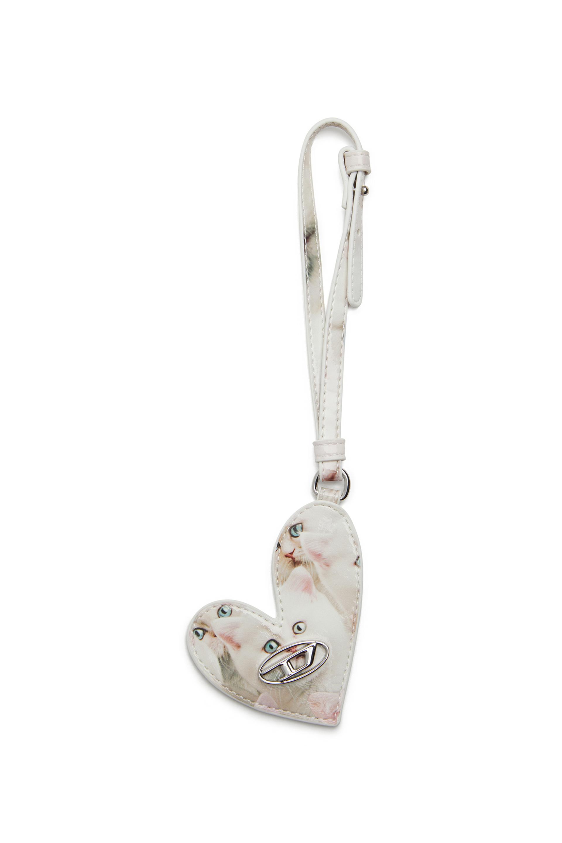 diesel - heart keychain - charms and keyrings - woman - white