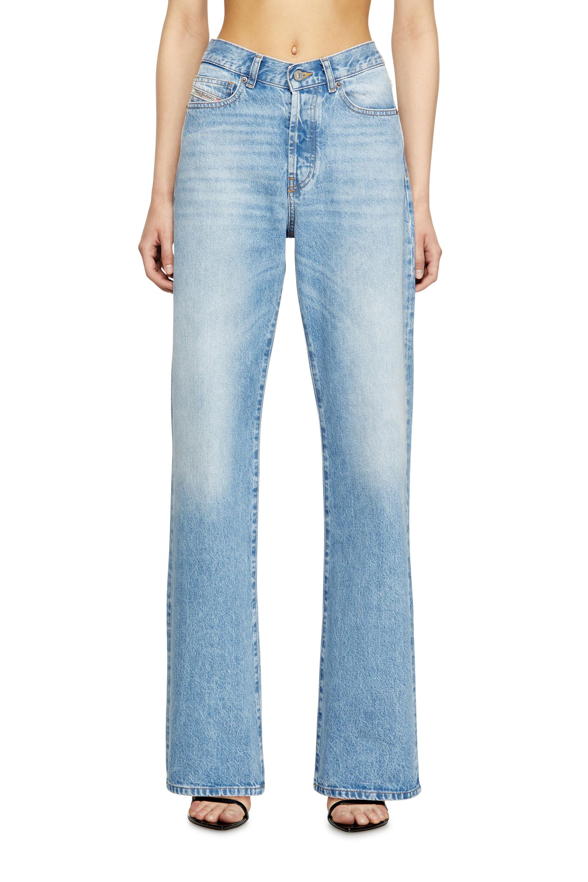 diesel - regular jeans - 1971 d-sent - jeans - woman - blue