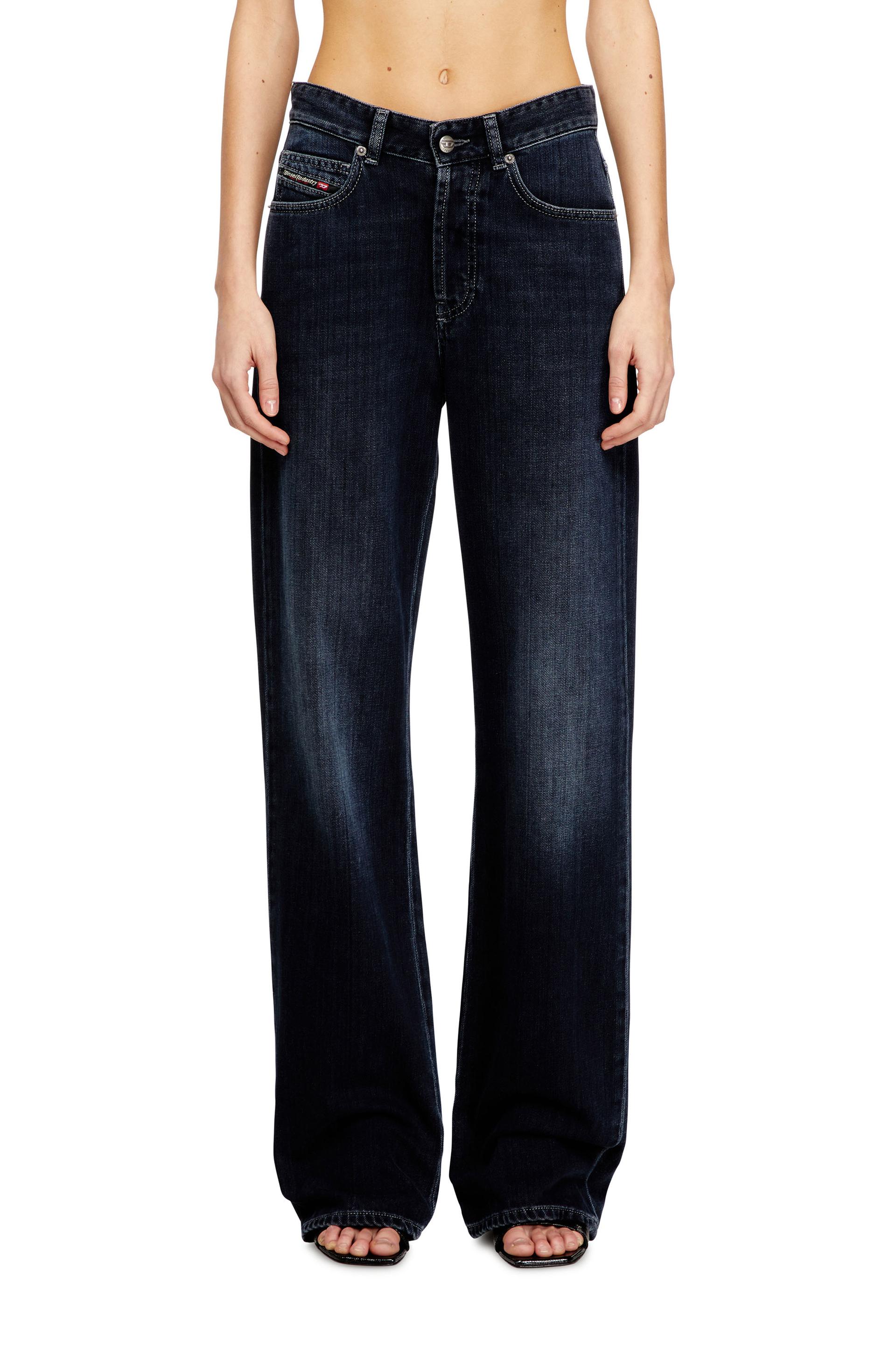 diesel - regular jeans - 1971 d-sent - jeans - woman - blue