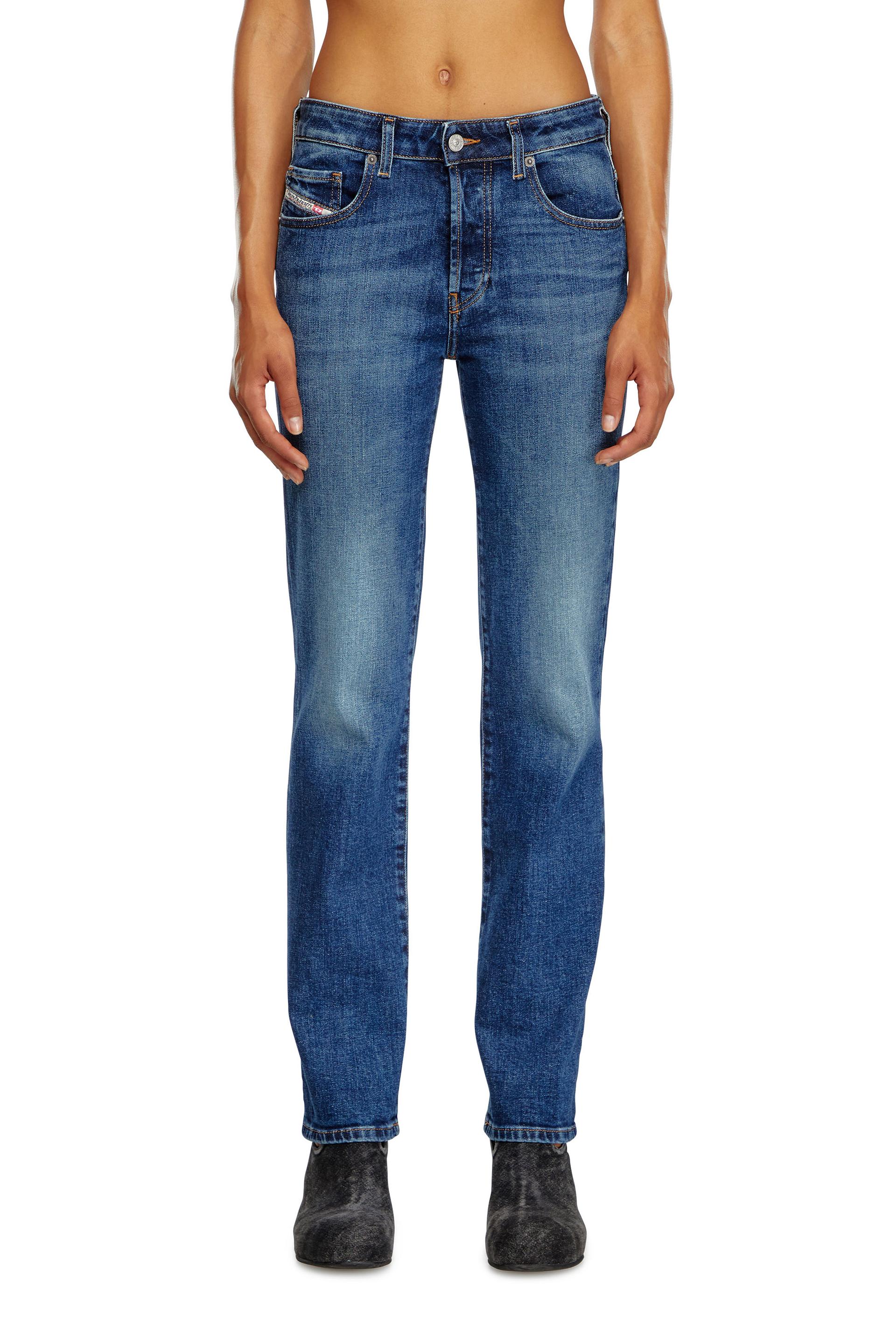 diesel - regular jeans - 1989 d-mine - jeans - woman - blue
