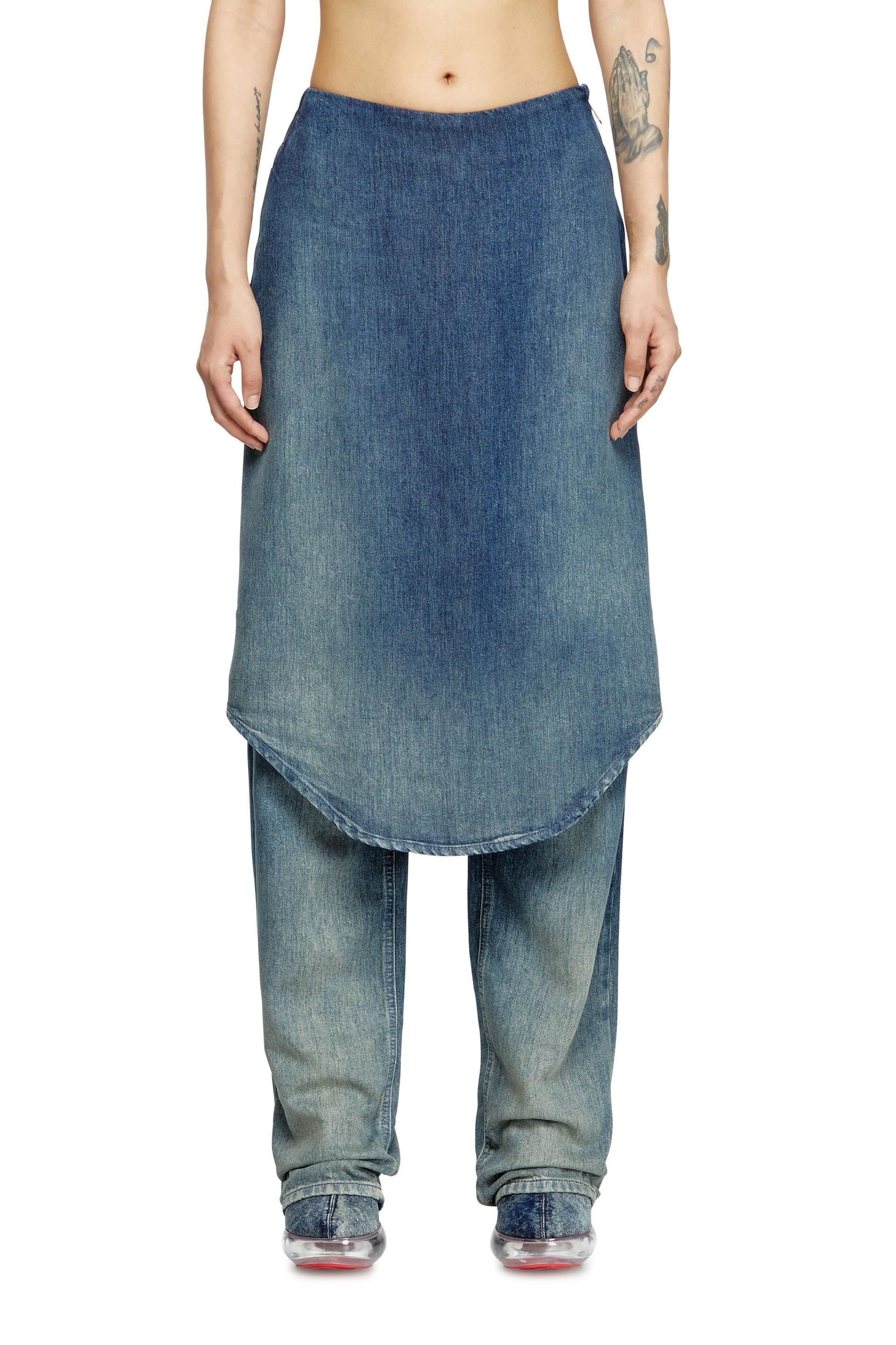 diesel - regular jeans - d-arky - jeans - woman - blue