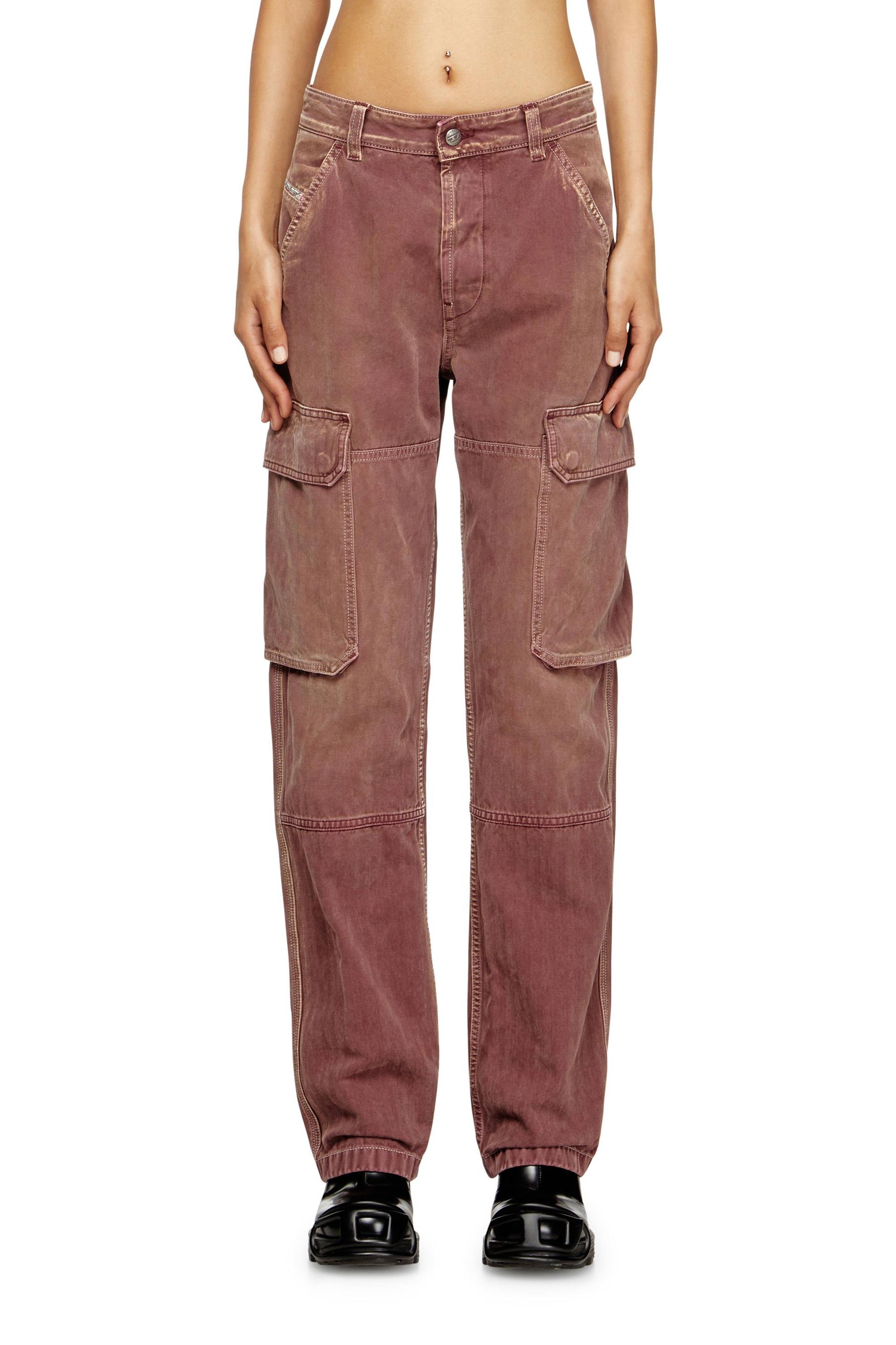 diesel - regular jeans - d-pot - jeans - woman - brown