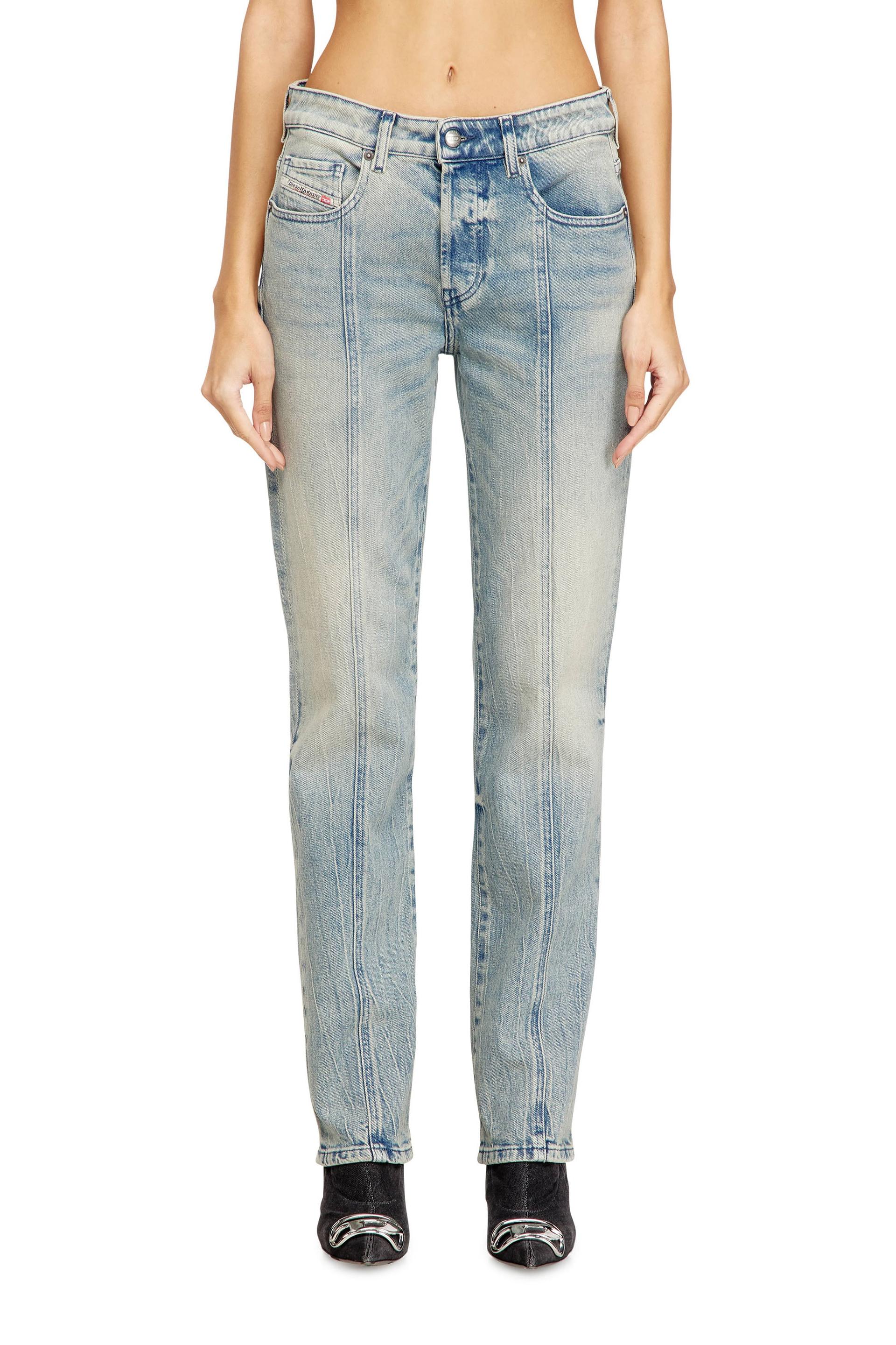 diesel - regular jeans low waist 1989 d-mine - jeans - woman - blue