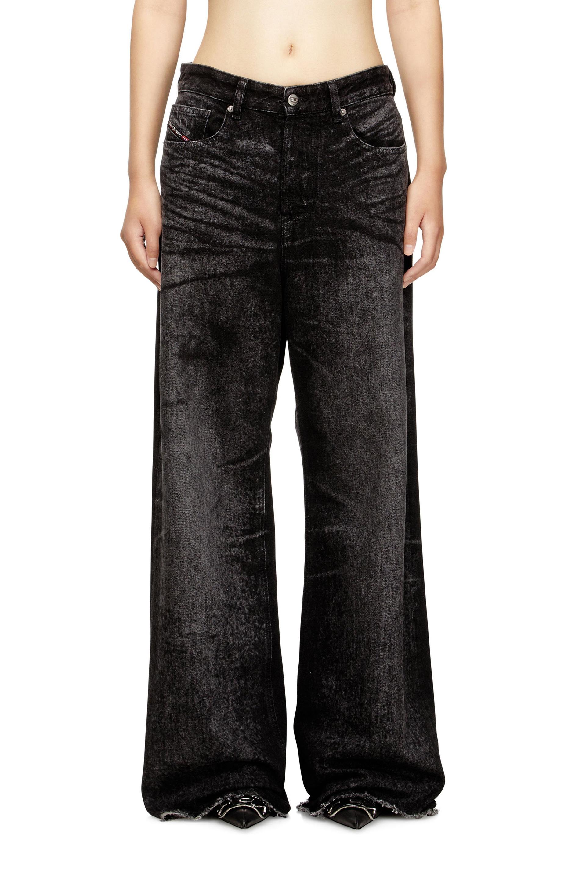 diesel - relaxed jeans - 1996 d-sire - jeans - woman - black