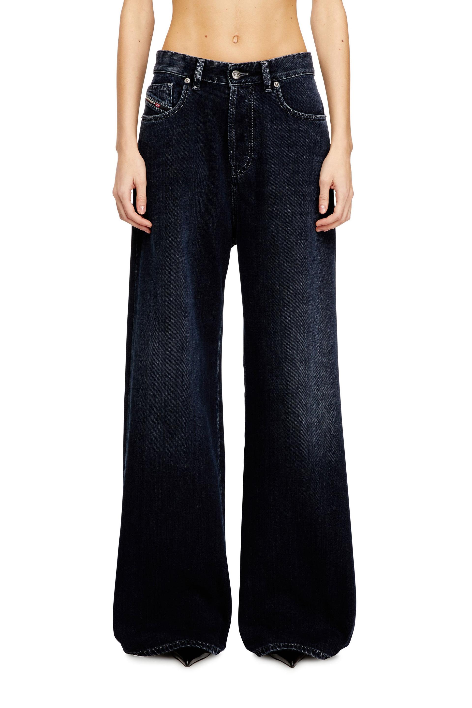 diesel - relaxed jeans - 1996 d-sire - jeans - woman - blue