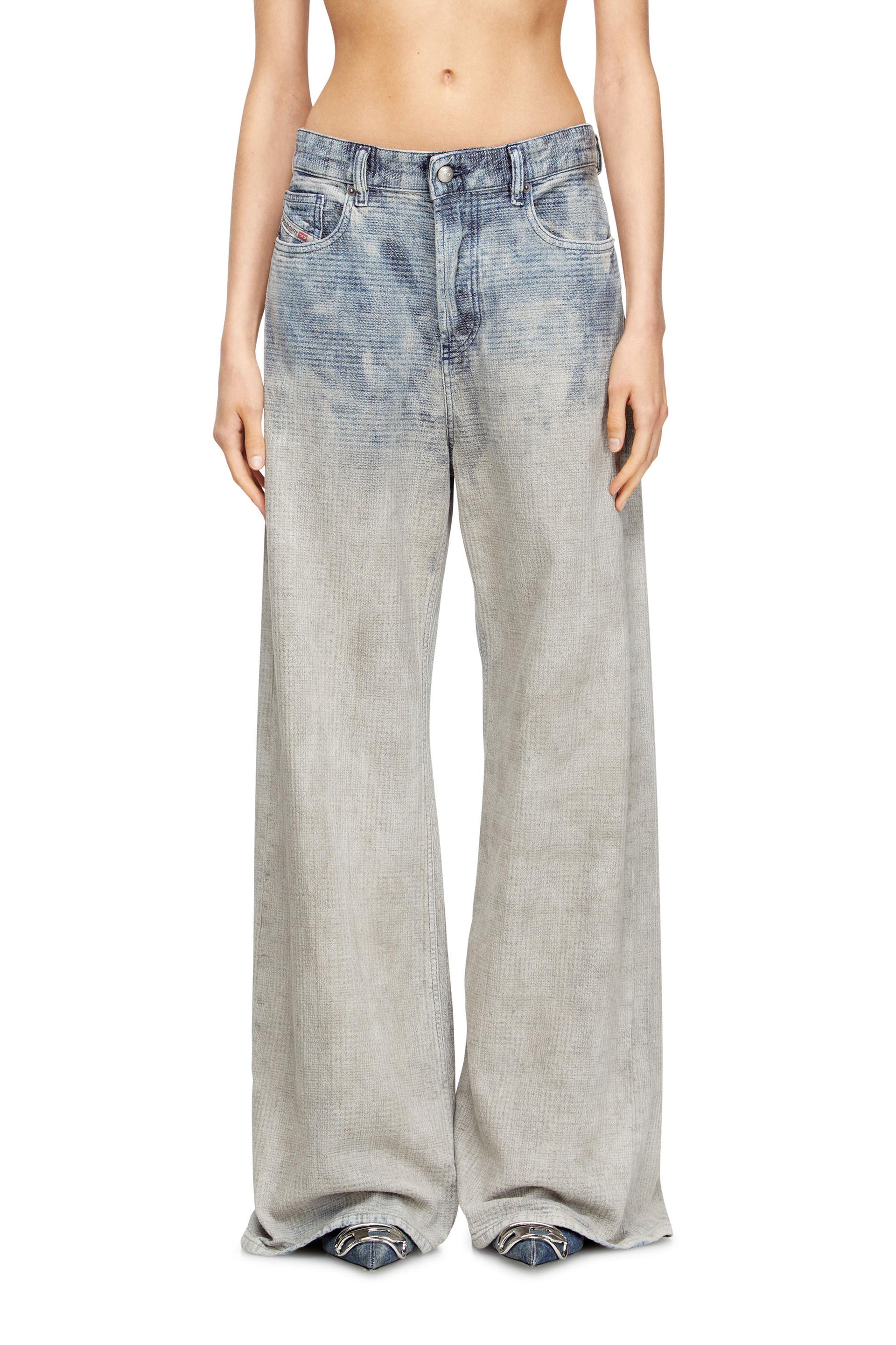 diesel - relaxed jeans - 1996 d-sire - jeans - woman - blue