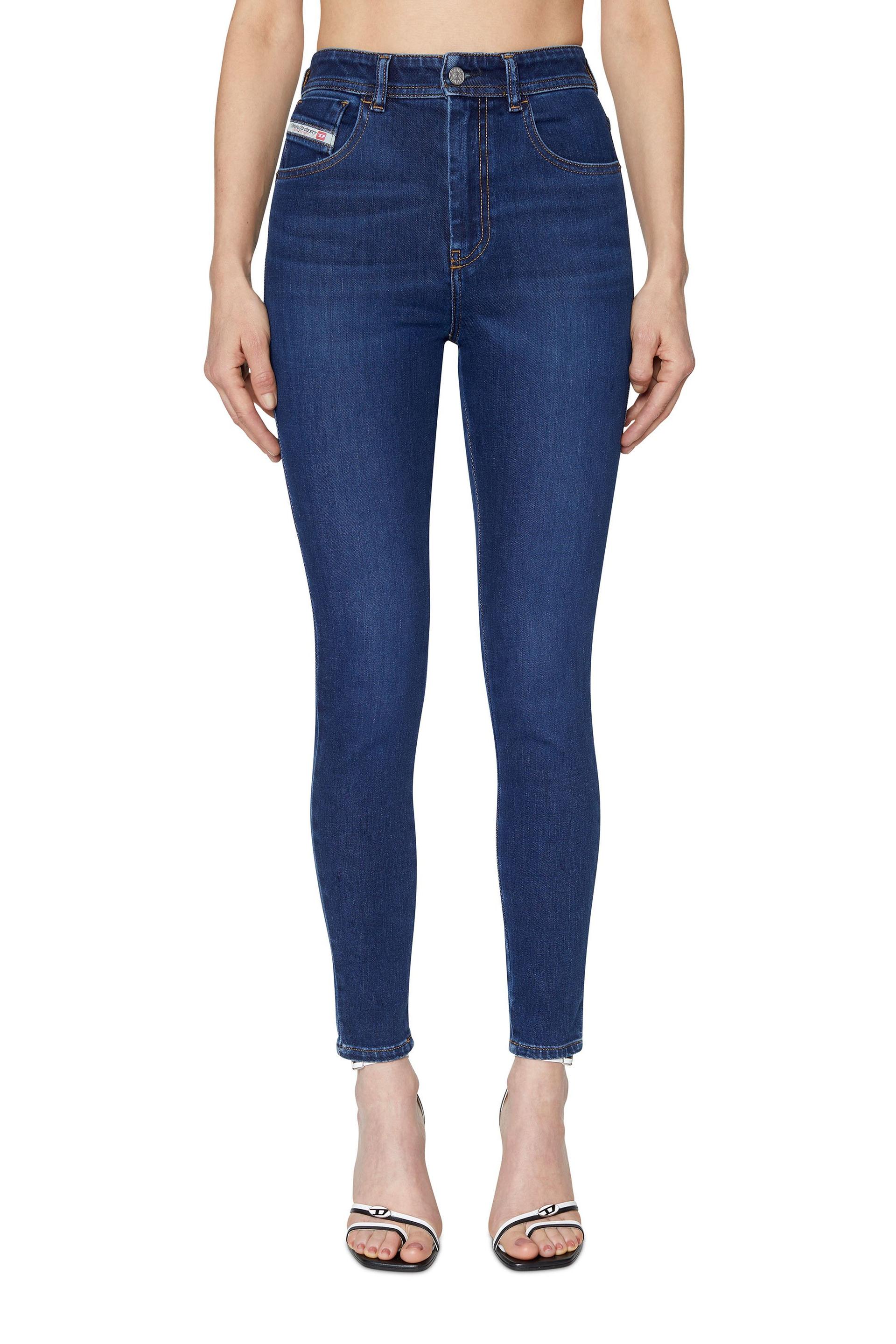 diesel - skinny jeans - 1984 slandy-high - jeans - woman - blue