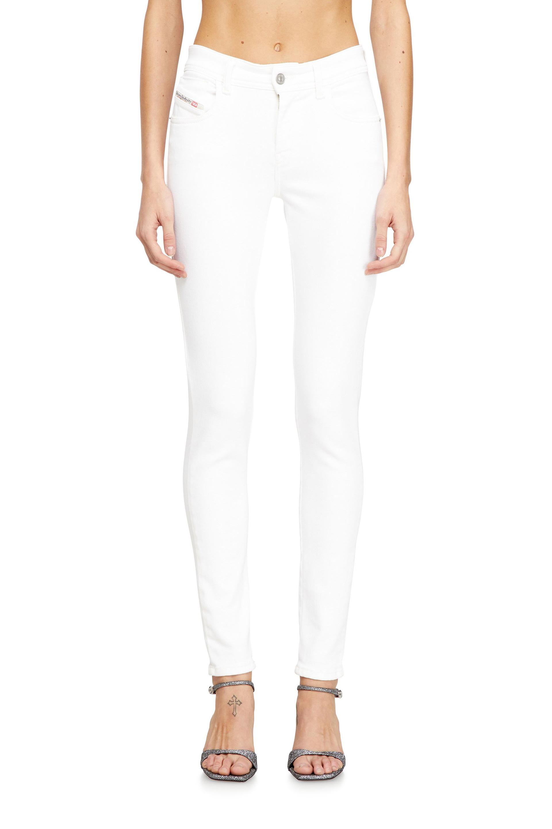diesel - skinny jeans - 2017 slandy - jeans - woman - white